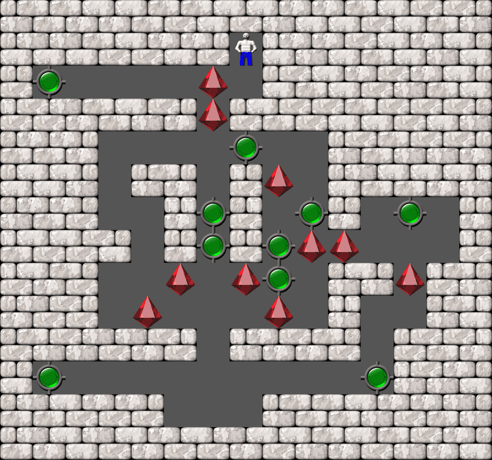 Сокобан More Bugs collections уровень 621